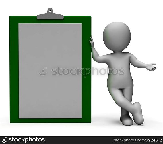 Blank Clipboard With Copyspace For Message Or Notice