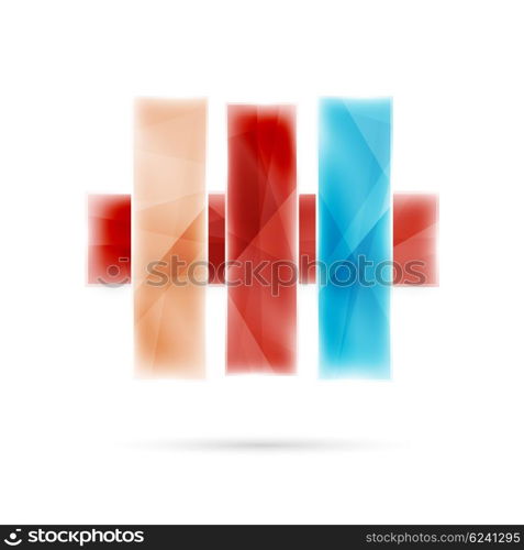 Blank colorful stripes. Business geometric style infographics background. Blank colorful stripes. Business geometric style infographics background. illustration