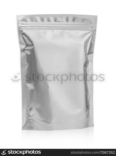 Blank Food Stand Up Flexible Pouch Snack Sachet Bag. Mock Up With clipping path