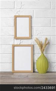 blank frame collection wall vase 2