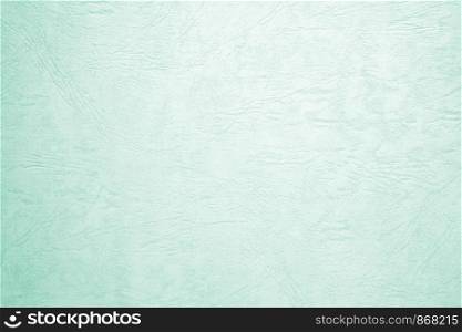 Blank green paper texture background, detail close up