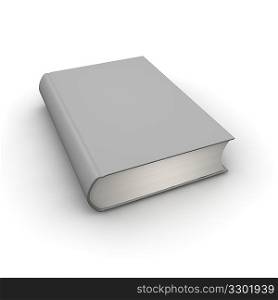 Blank isolated book