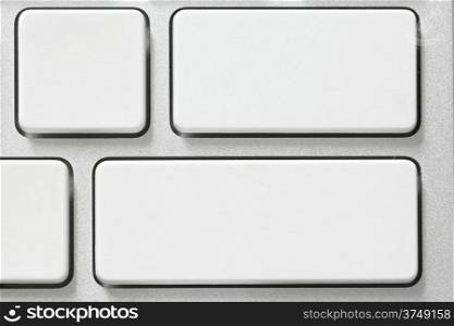 Blank keyboard button