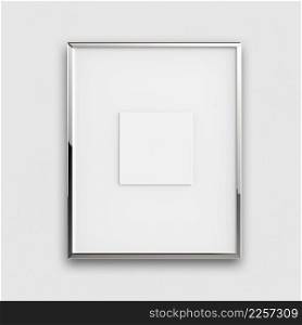 blank modern 3d frame on texture background as concept