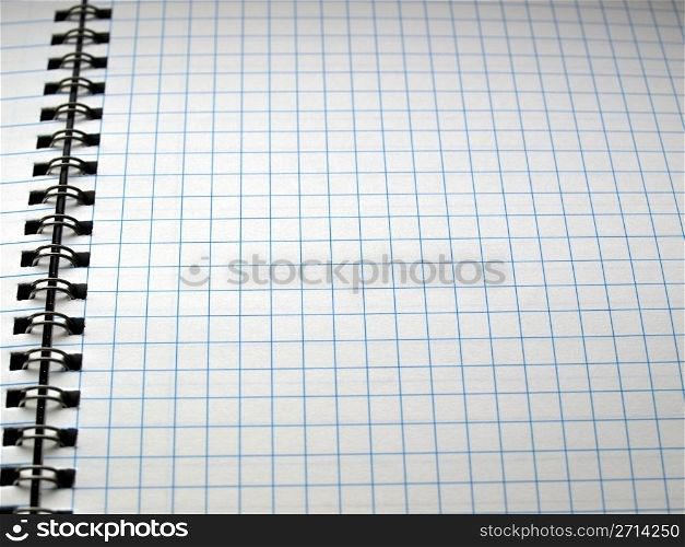 Blank notebook page. Notebook note pad blank page useful as backgroun
