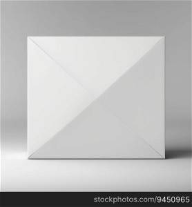 blank packaging boxes - open and closed mockup, isolated on white background. AI Generative.