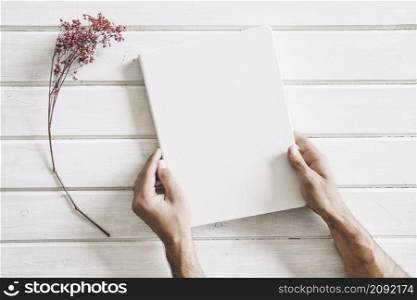 blank page flower
