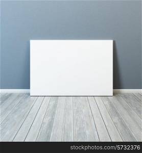 blank picture in the room