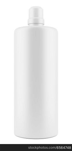 blank plastic cleaner spray bottle template isolated on white background. 3d illustration