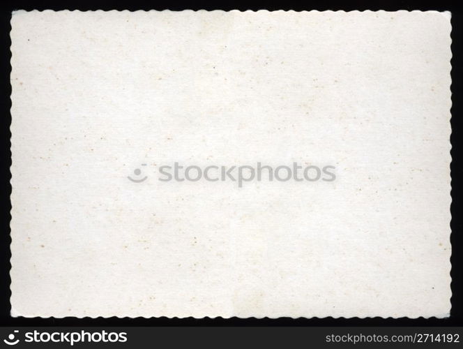 Blank postcard brown paper background. Postcard