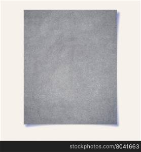 blank recycle paper isolate on white background