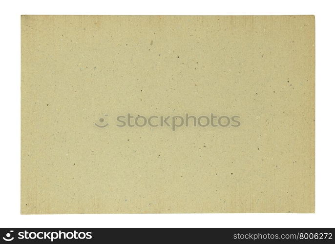 Blank recycle paper isolated