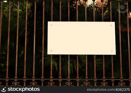 Blank sign , Abstract wall, out door Background