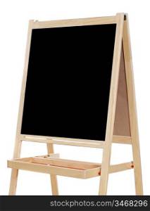 Blank slate a over white background