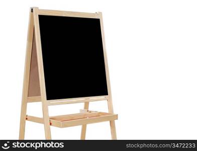 Blank slate a over white background - write your text -