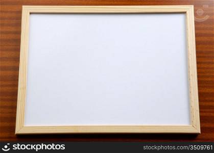 Blank slate - on the table -