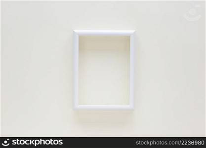 blank white border frame isolated white background