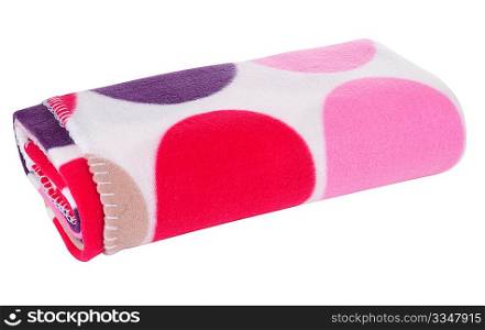 Blanket roll. Isolated