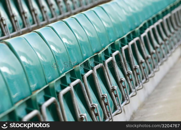 Bleachers in a stadium