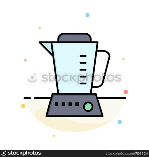 Blender, Electric, Home, Machine Abstract Flat Color Icon Template