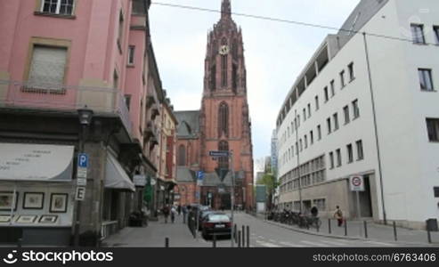 Blick auf den Dom in Frankfurt am Main