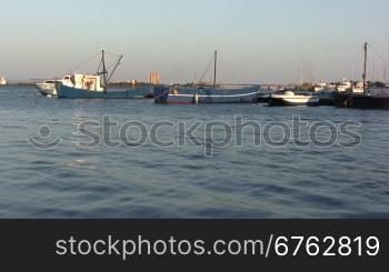 Blick auf Hafen von Santanna