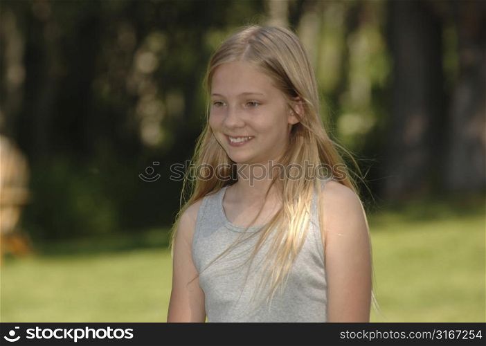 Blond young girl