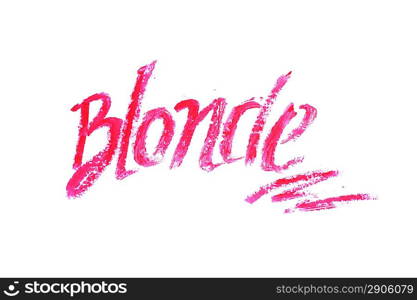 blonde