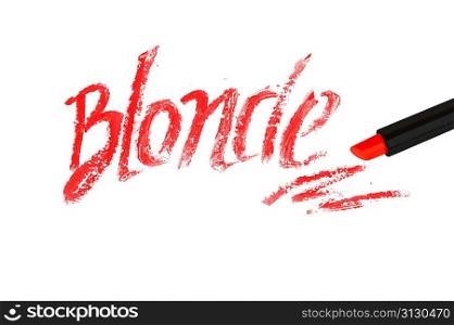 blonde