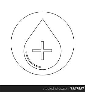 Blood Icon illustration design