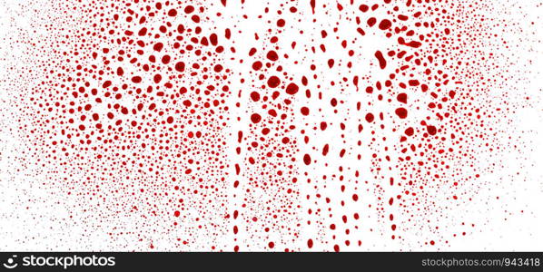 Blood splashed on white background