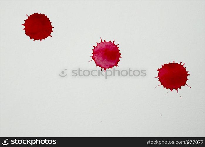 Blood splatters. Realistic bloody splatters for Halloween concept.