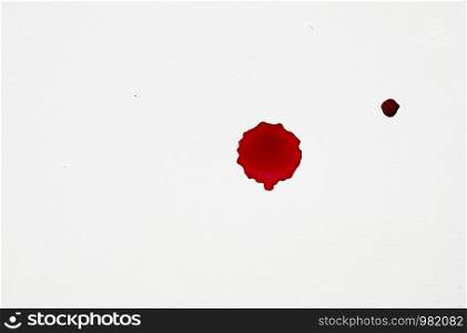 Blood splatters. Realistic bloody splatters for Halloween concept.