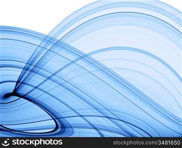 blue abstract background - high quality rendered image
