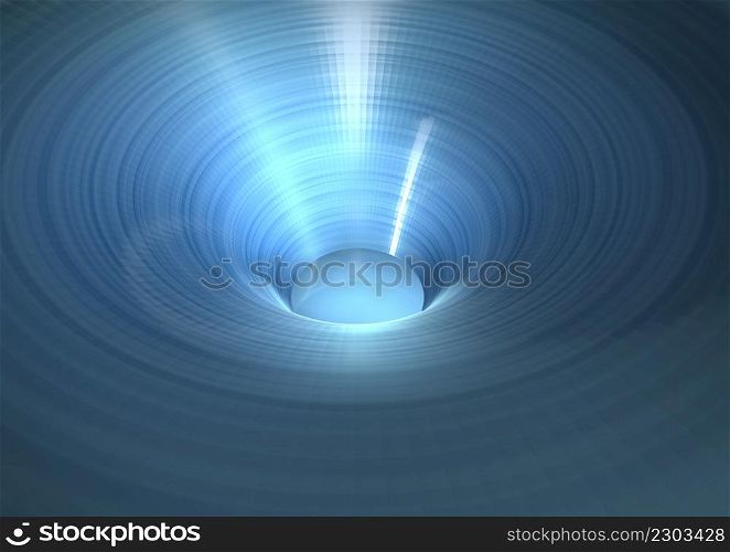 Blue Abstract Background. Power of sound