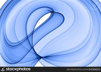 blue abstract background, rendered design element