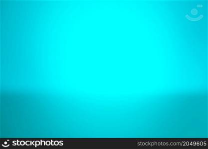 Blue abstract background. Smooth blue gradient texture background. Bright blue gradient wall. Studio light. Soft empty studio background. Simple backdrop. Bright gradient pattern for background.