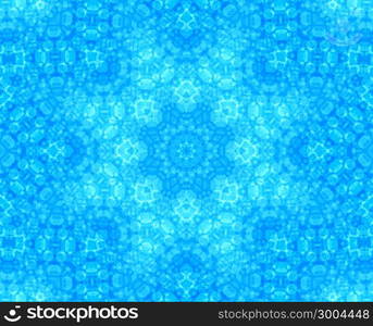 Blue abstract background with bubbles pattern