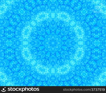 Blue abstract background with bubbles pattern