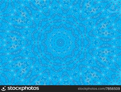 Blue abstract background with pattern of thin lines