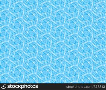 Blue abstract background with repeating pattern
