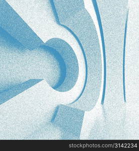 Blue Abstract Construction Background