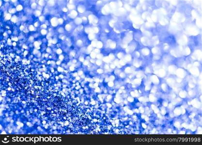 Blue abstract glitter background. Blue abstract glitter background with copy space
