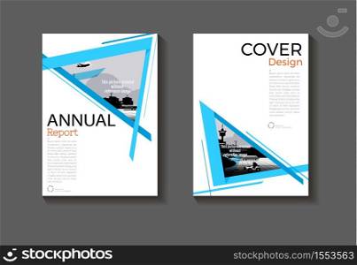 blue abstract layout background modern cover design modern book cover Brochure cover template,annual report, magazine and flyer Vector a4