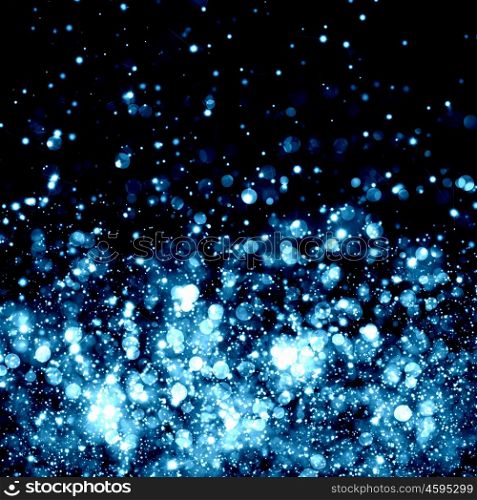 blue abstract light background. Blue colour bokeh abstract light background. Illustration
