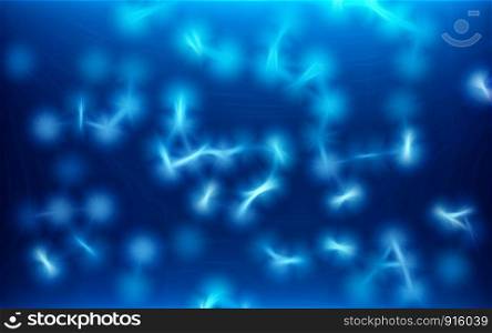 Blue abstract shiny glitter background. Art and Decoration concept. Holiday and New year theme.
