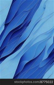 Blue abstract stone background 3d illustrated