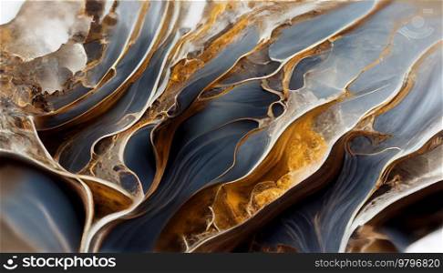 blue and golden marble abstract texture background. white and golden marble texture