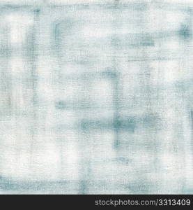 blue and gray crayon pastel smudges on white artist canvas, self made by photographer