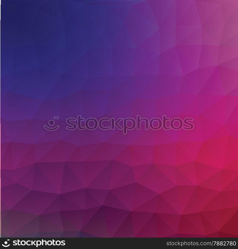 Blue and pink luminosity geometric low poly style vector illustration graphic background.